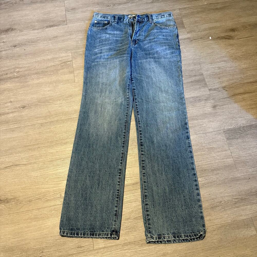 Vintage Calvin Klein Jeans Men’s Size 32 Straight Leg Blue Denim Pants Y2K 90s